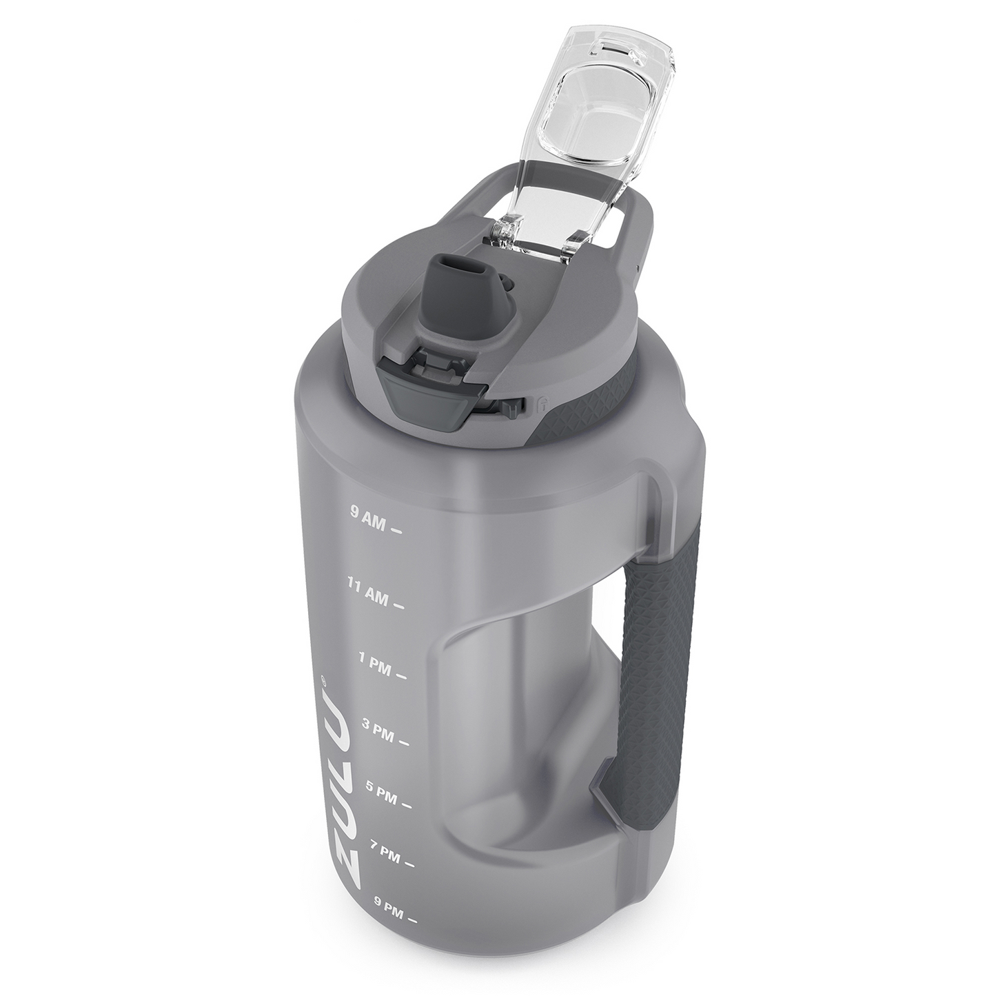 goals-half-gallon-water-bottle-with-straw-w6 goalsgraylidopen.png